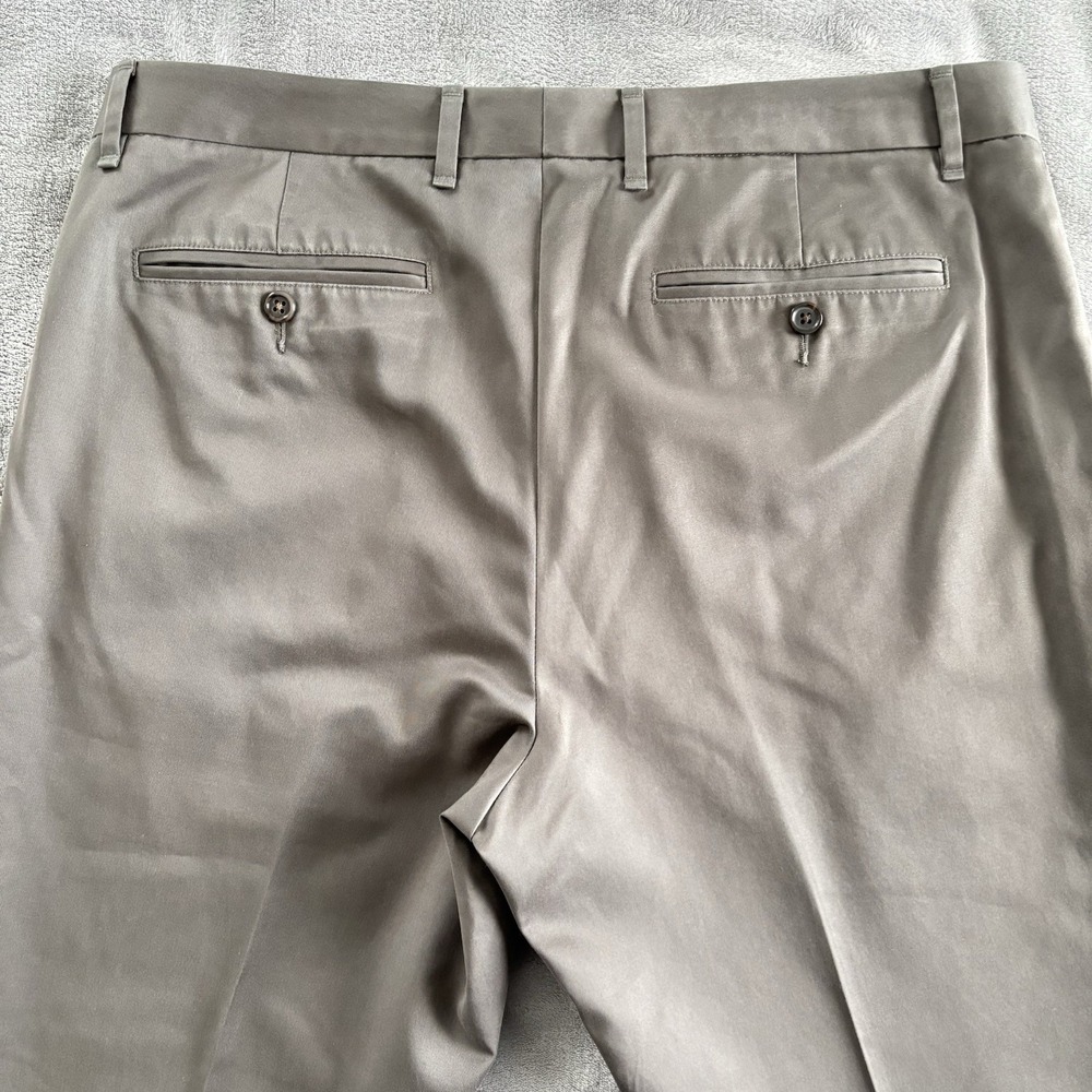 Bonobos Men's Dress Pants Khaki Gray Slacks Business Casual Work Trousers 34x30 - Picture 16 of 16